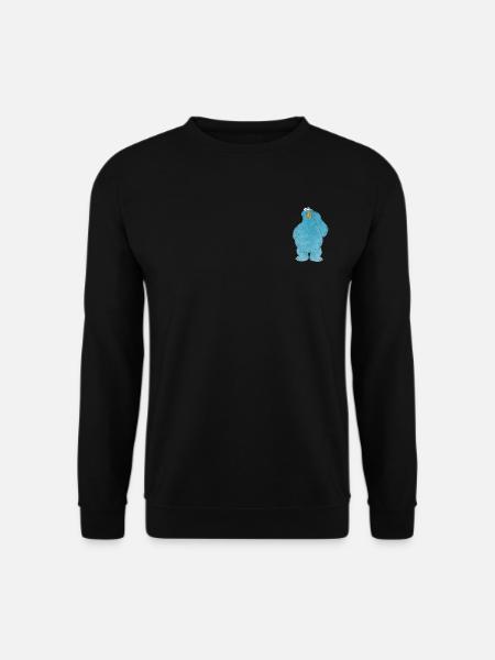 Sesamstraße kleines Krümelmonster Naschen - Unisex Pullover - Schwarz
