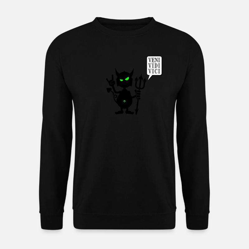 Teufel rocks / devil rocks (2c) - Unisex Sweatshirt - black