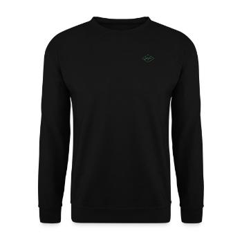Jeryan Design en vert - Sweat-shirt Unisexe - noir - Devant - Alina (178cm) & Michal (187cm)