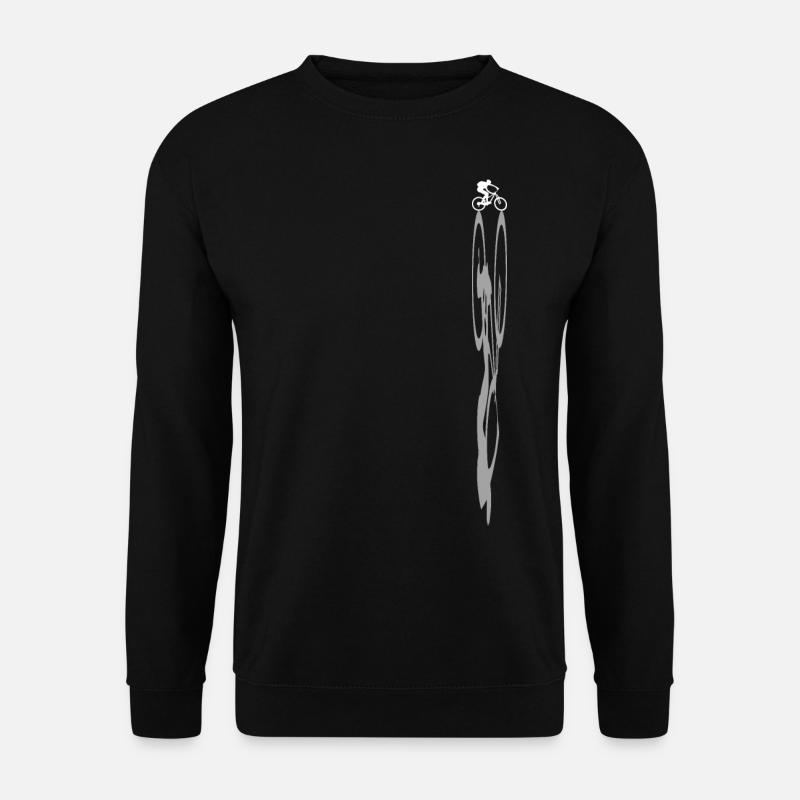 Mountainbike Mountainbiken Schatten - Unisex Pullover - Schwarz