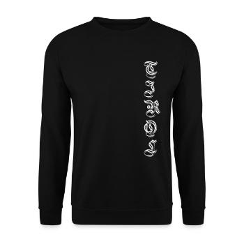 Tirol - Unisex Pullover - Schwarz - Vorne - Alina (178cm) & Michal (187cm)