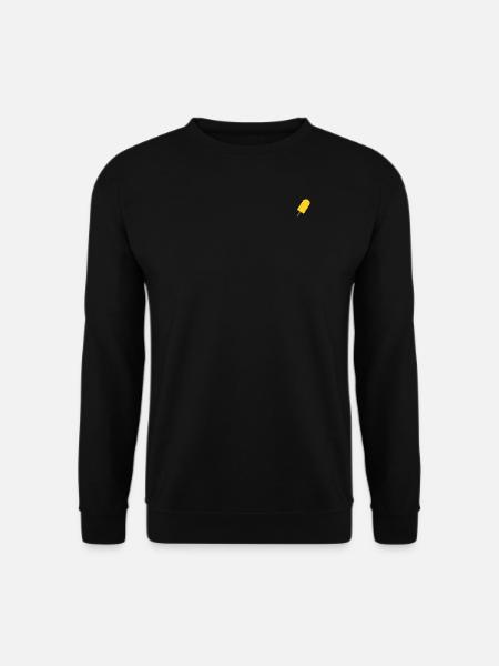 Eis am Stiel im Comicstyle Sommer - Unisex Pullover - Schwarz