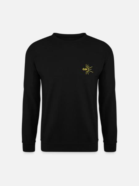 Sonne - Unisex Pullover - Schwarz