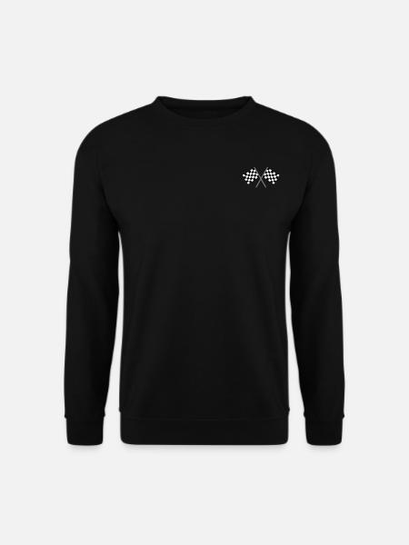 Zielflagge, Racing - Unisex Pullover - Schwarz