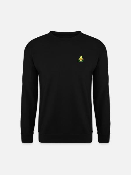 Surfing Avokado - Unisex Sweatshirt - black