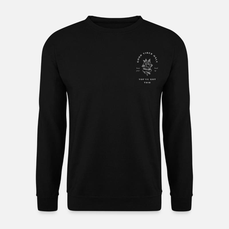 Bonnes vibrations seulement - Sweat-shirt Unisexe - noir