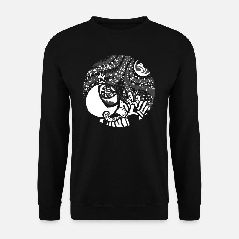 Spaceman - Unisex Sweatshirt - black