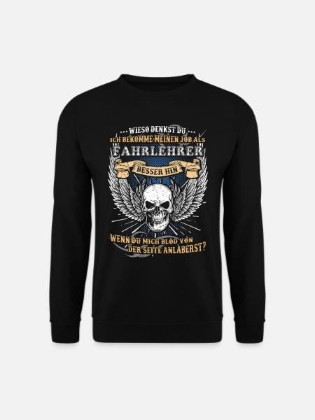 Edles Berufe-Shirt für den Fahrlehrer - Unisex Pullover - Schwarz