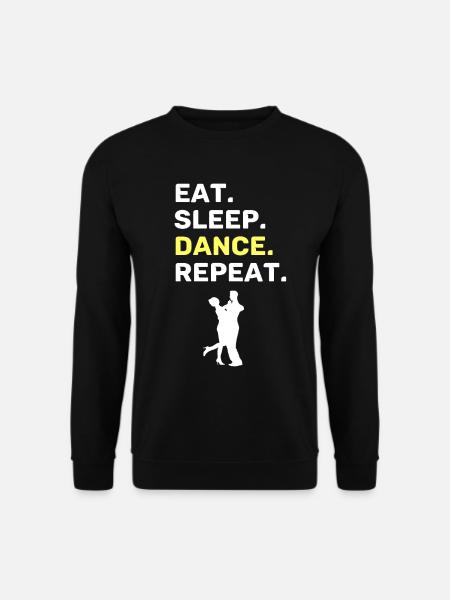 Tanzen lustiger Spruch Tanzpaar - Unisex Pullover - Schwarz
