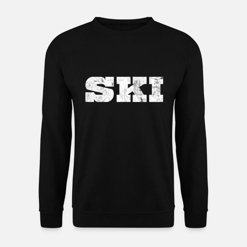 Ski - Sweat-shirt Unisexe - noir