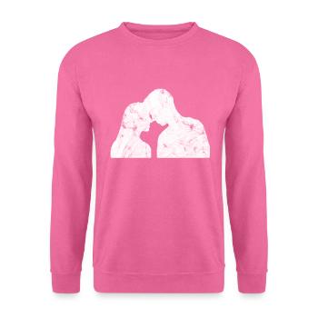 Liebe Paar - Unisex Pullover - Pink - Vorne