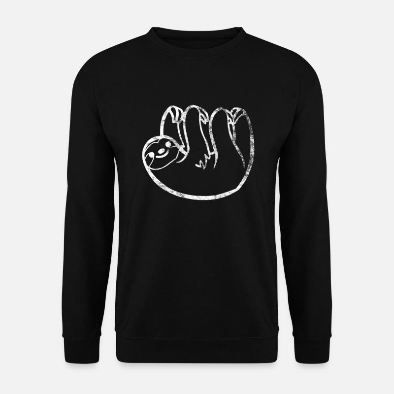 Faultier - Unisex Pullover - Schwarz