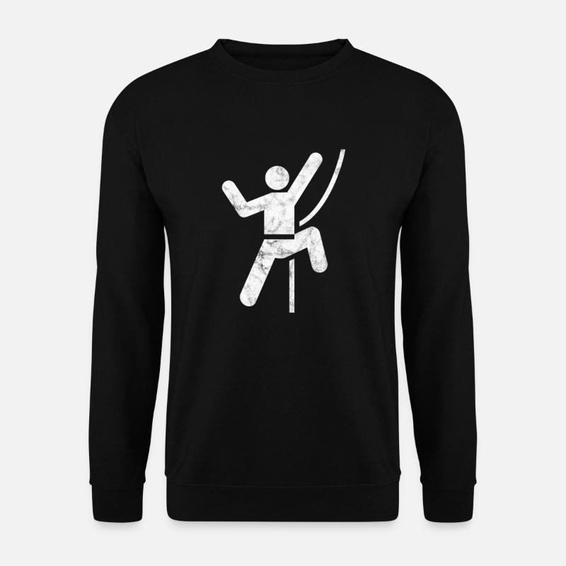 Climber climbing - Unisex Sweatshirt - black