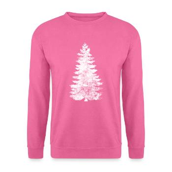 Weihnachtsbaum - Unisex Pullover - Pink - Vorne