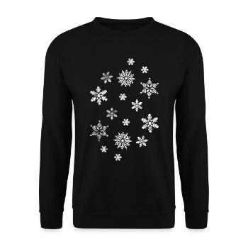 winter - Unisex Sweatshirt - black - Front - Alina (178cm) & Michal (187cm)