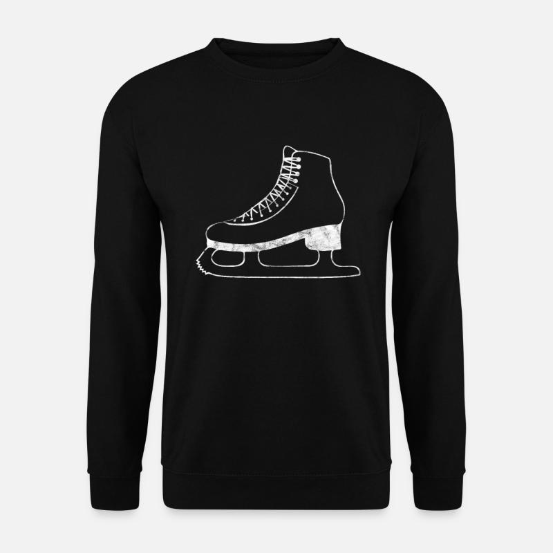 Schlittschuh - Unisex Pullover - Schwarz