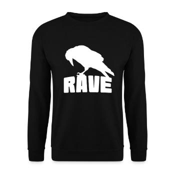 Rabe - Unisex Pullover - Schwarz - Vorne - Alina (178cm) & Michal (187cm)