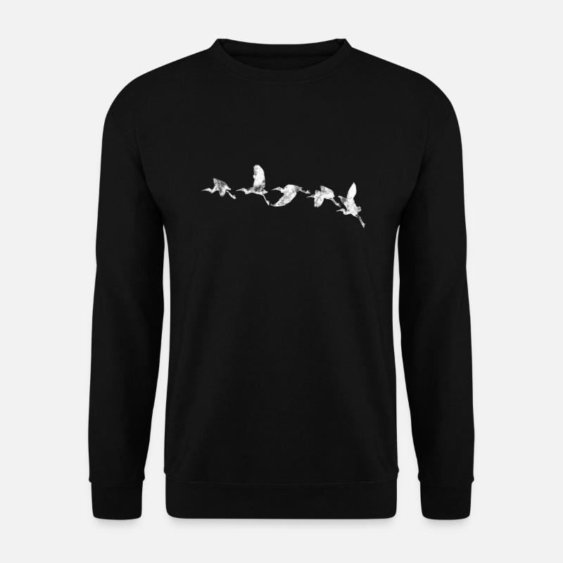 Observation des oiseaux - Sweat-shirt Unisexe - noir
