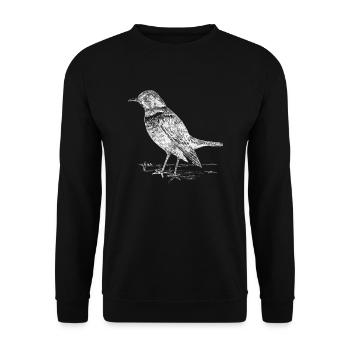 observation des oiseaux - Sweat-shirt Unisexe - noir - Devant - Alina (178cm) & Michal (187cm)