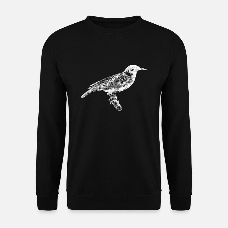 oiseau - Sweat-shirt Unisexe - noir