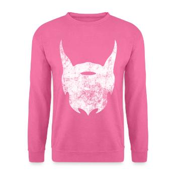beard - Unisex Sweatshirt - pink - Front