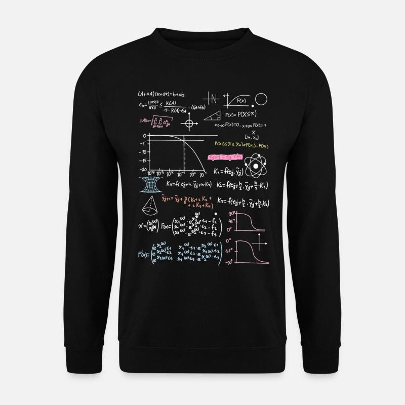 Physik Chemie Formelsammlung - Unisex Pullover - Schwarz