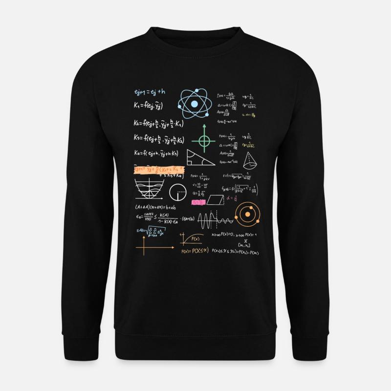Formulaire de professeur de physique - Sweat-shirt Unisexe - noir