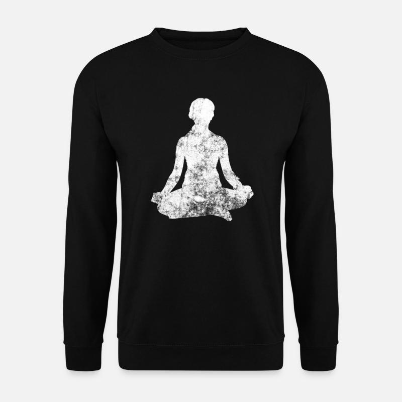 Meditation - Unisex Pullover - Schwarz