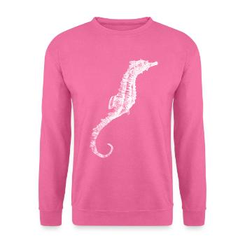 sea horse - Unisex Sweatshirt - pink - Front