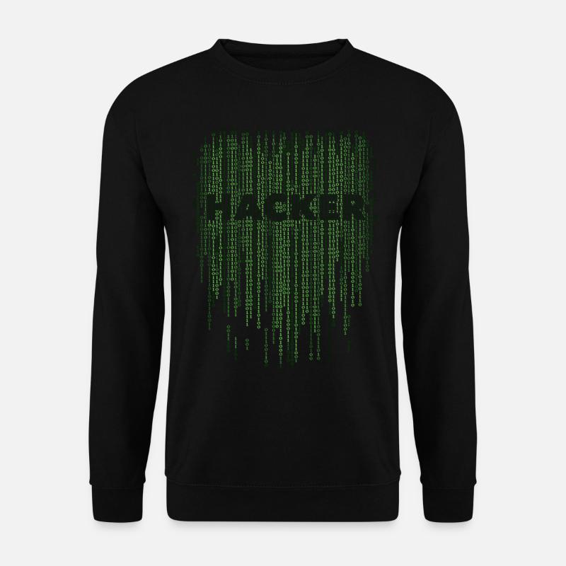 Hacker matrix - Unisex Sweatshirt - black