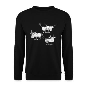 Bauer - Unisex Pullover - Schwarz - Vorne - Alina (178cm) & Michal (187cm)