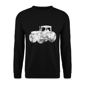 Chicken stall farmer farmer - Unisex Sweatshirt - black - Front - Alina (178cm) & Michal (187cm)