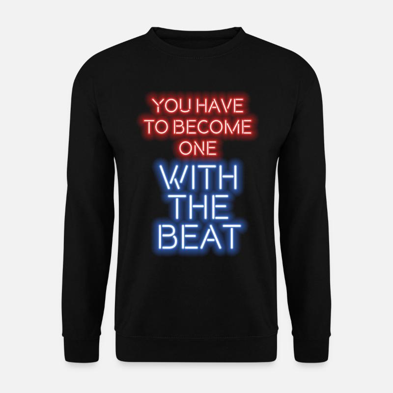 Werde eins mit dem Beat in Virtual Reality. - Unisex Pullover - Schwarz