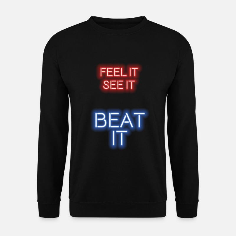 Fais-en un avec le beat en réalité virtuelle. - Sweat-shirt Unisexe - noir
