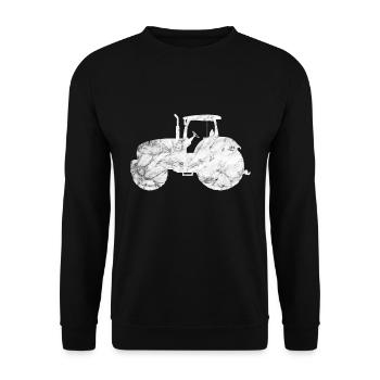 Farm farmer farmer yard - Unisex Sweatshirt - black - Front - Alina (178cm) & Michal (187cm)