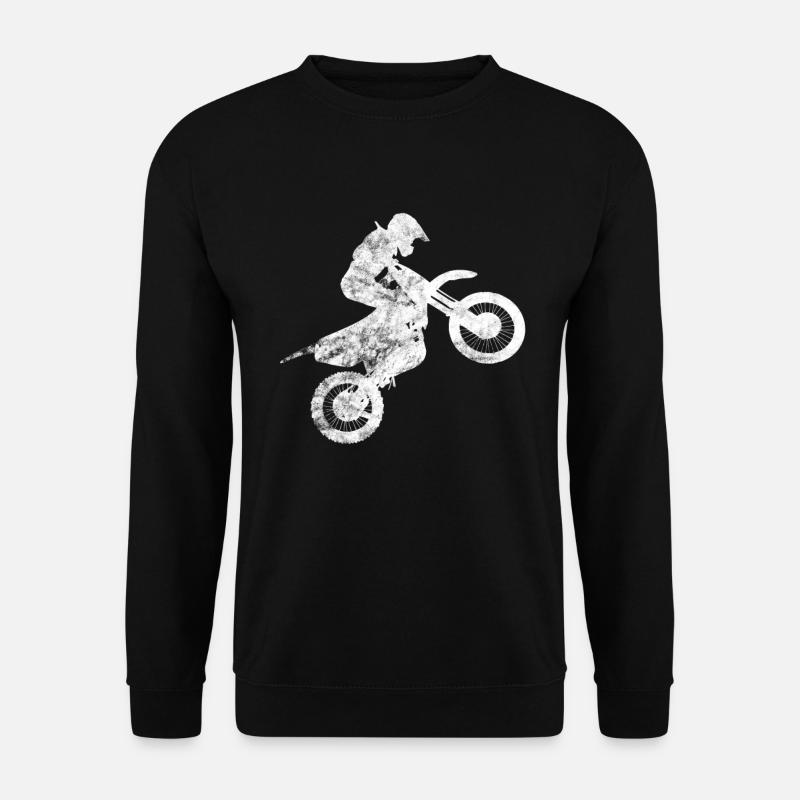 Motocross - Unisex Pullover - Schwarz