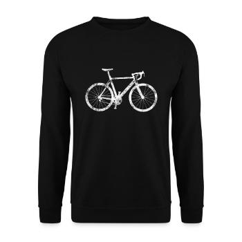 racer - Unisex Sweatshirt - black - Front - Alina (178cm) & Michal (187cm)