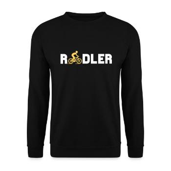 Cyclisme cyclisme sport - Sweat-shirt Unisexe - noir - Devant - Alina (178cm) & Michal (187cm)
