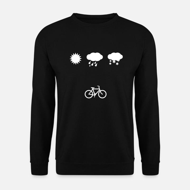 Fahrrad Mountainbiker Sport Fahrradfahrer - Unisex Pullover - Schwarz