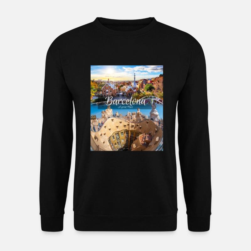Berühmte Städte, famouscity59 - Unisex Pullover - Schwarz