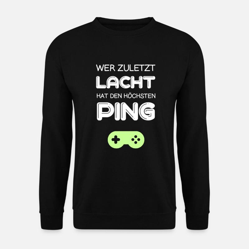 Gaming Konsole Computer - Unisex Pullover - Schwarz