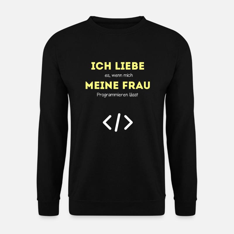 Programmierer lustiger Spruch Java Programmieren - Unisex Pullover - Schwarz