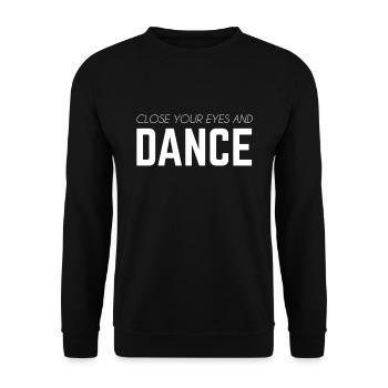 Dancing dancer dancer - Unisex Sweatshirt - black - Front - Alina (178cm) & Michal (187cm)