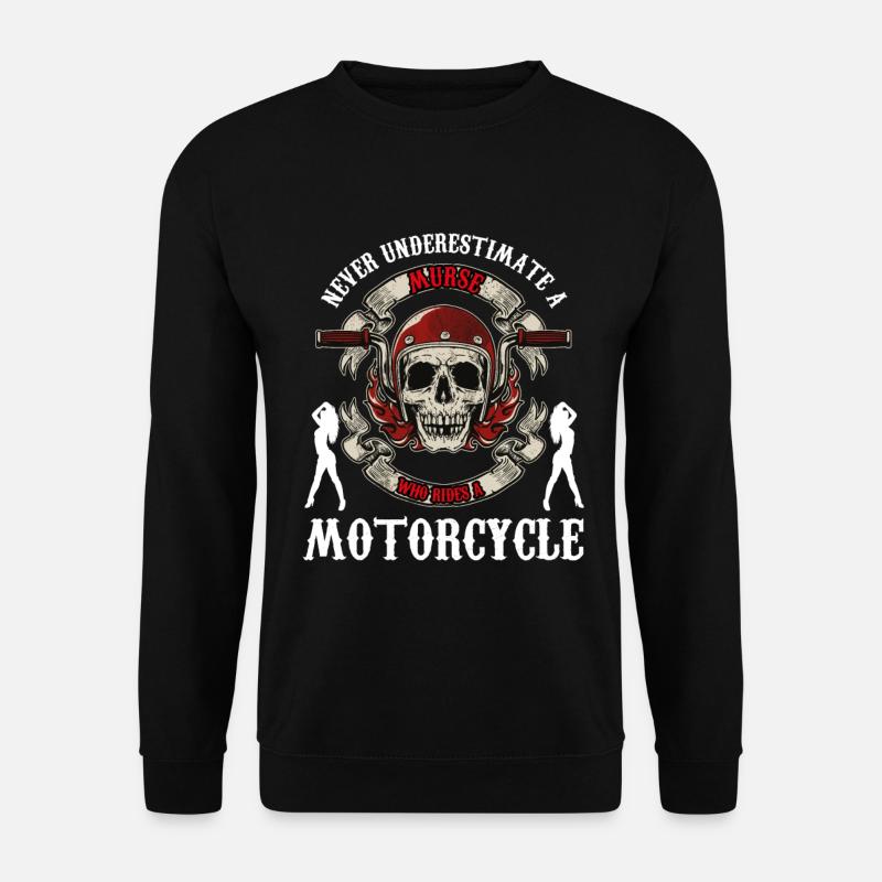 motorcycle - Unisex Sweatshirt - black