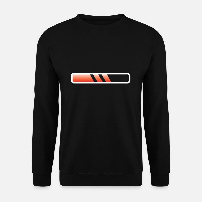 Ladebalken Personalisieren Energie wird geladen - Unisex Pullover - Schwarz