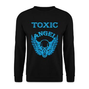 Toxic angel - Unisex Sweatshirt - black - Front - Alina (178cm) & Michal (187cm)