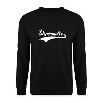 Richtiger Ehrenmaler Maler und Lackierer Beruf - Unisex Pullover - Schwarz - Vorne - Alina (178cm) & Michal (187cm)