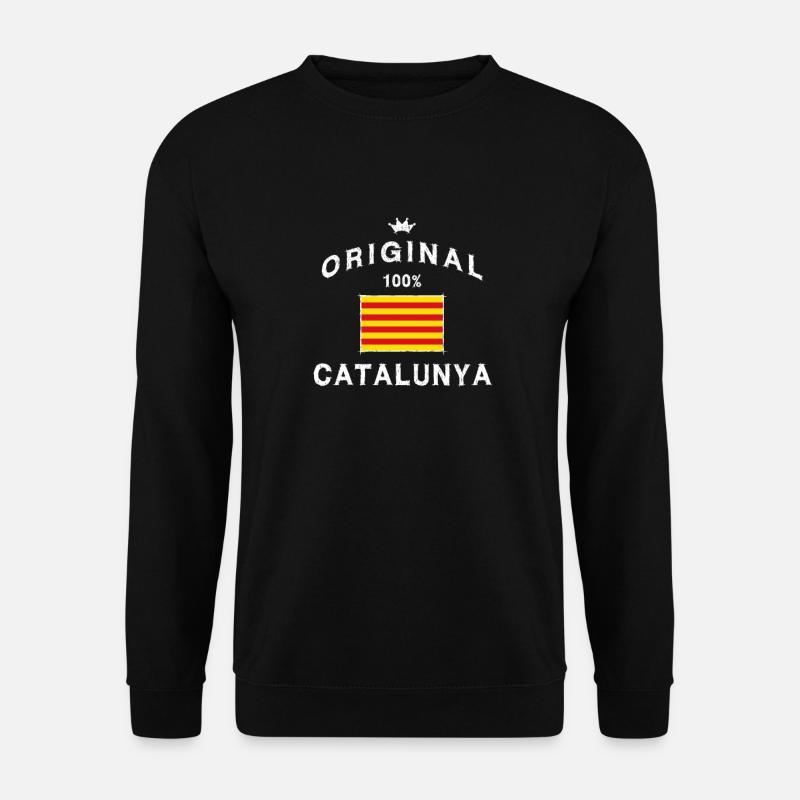 Katalonien Barcelona katalanisch Unabhängigkeit - Unisex Pullover - Schwarz