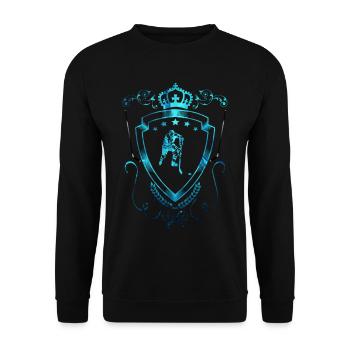 Eishockey - Unisex Pullover - Schwarz - Vorne - Alina (178cm) & Michal (187cm)