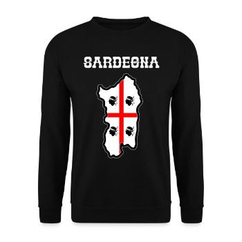 Sardinien - Unisex Pullover - Schwarz - Vorne - Alina (178cm) & Michal (187cm)